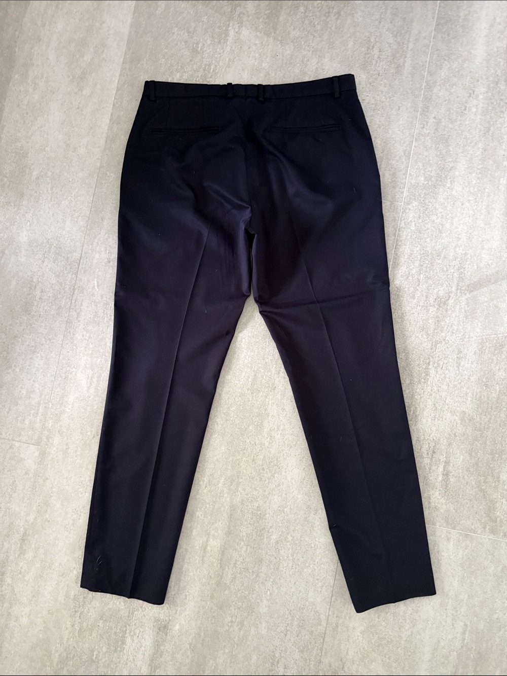 Zara Man Full Suit Navy Blue Slim Fit Jacket 38R Pants 31 Modern Tailored - Picture 13 of 13